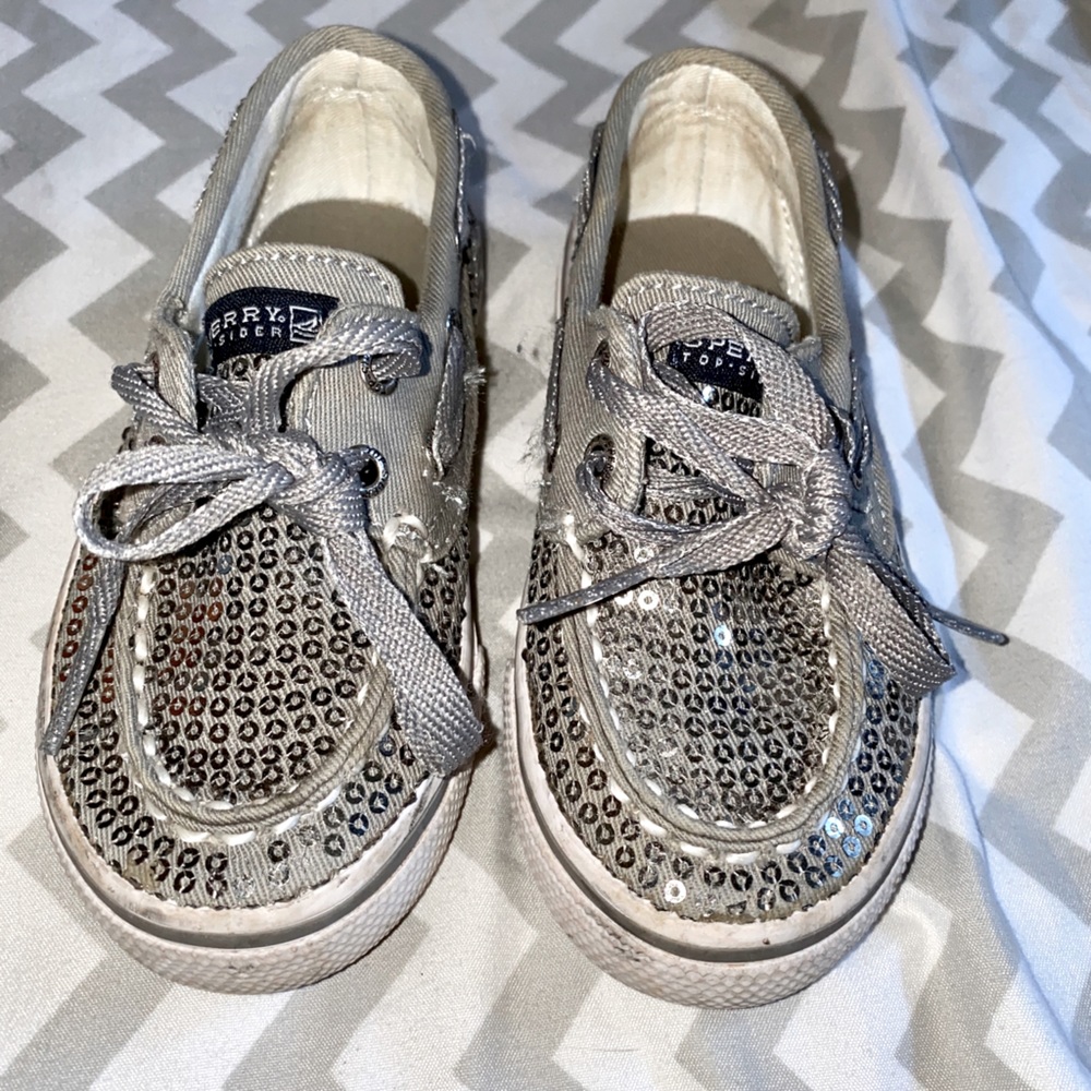Toddler sequin Sperry’s